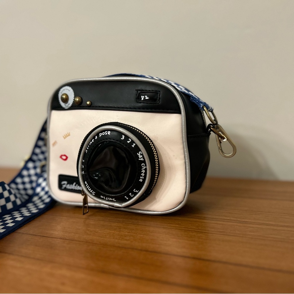 Black and White Camera Bag